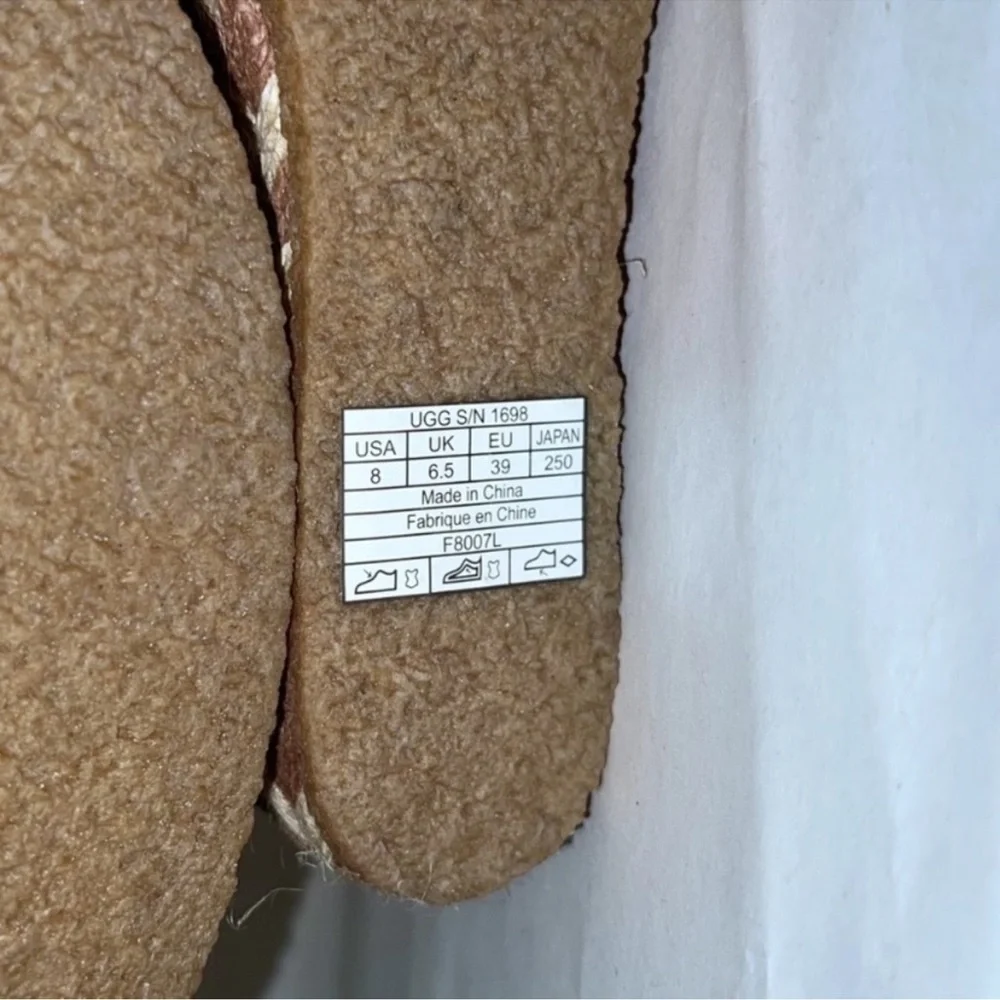 NWT UGG Chocolate Brown Espadrille Wedges